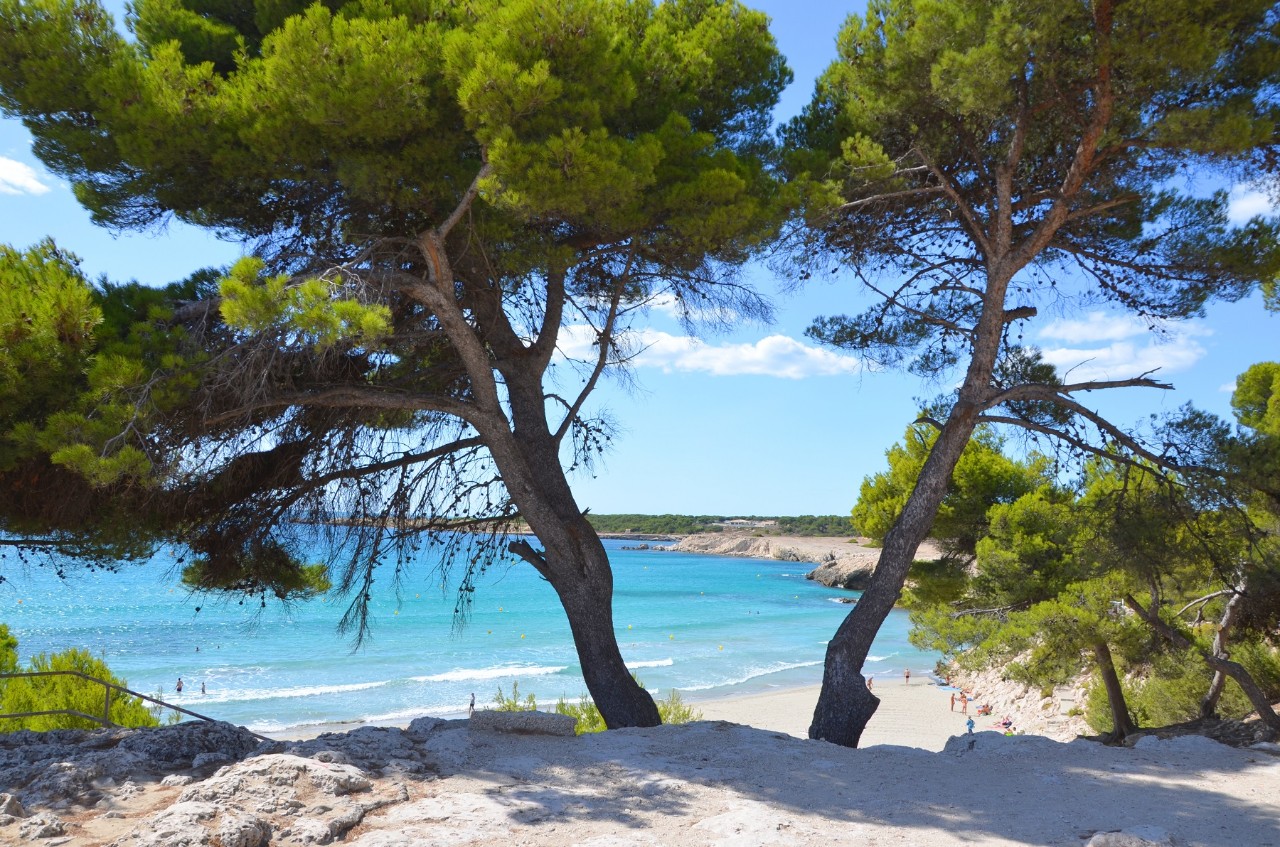 Sainte Croix beach in the south of France