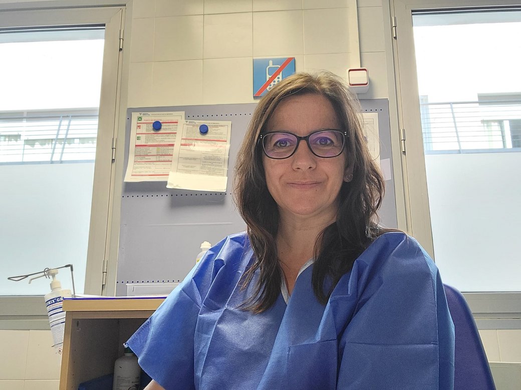 Beatriz García, enfermera del Centro de Diálisis Tarragona.