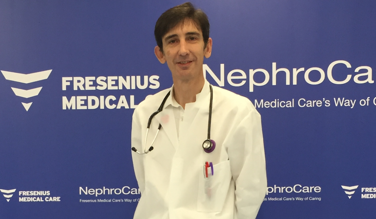 Miguel Ángel Pinedo, nefrólogo y responsable asistencial del Centro de Diálisis de Bilbao