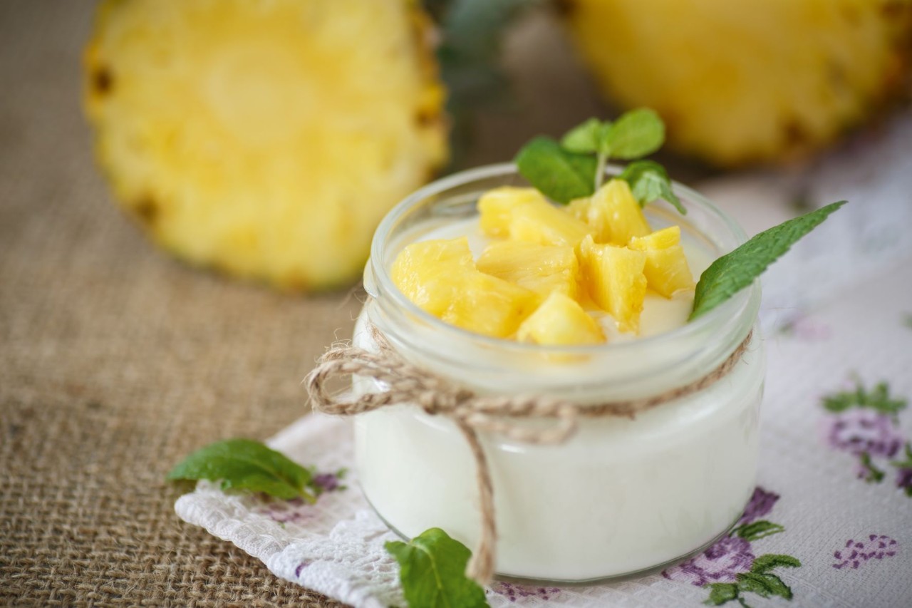 Mousse di ananas