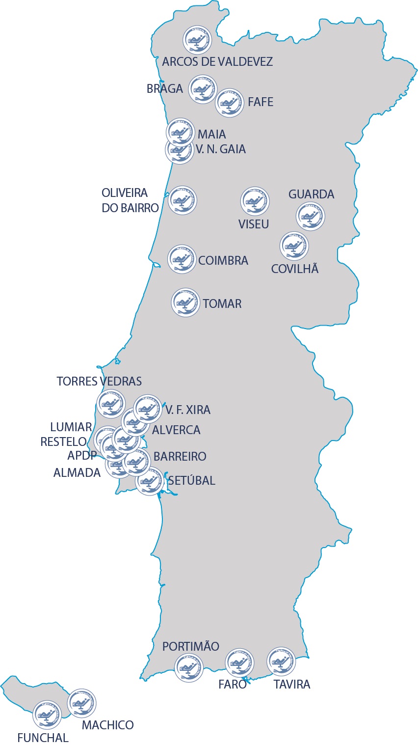 Mapa Clínicas PEF